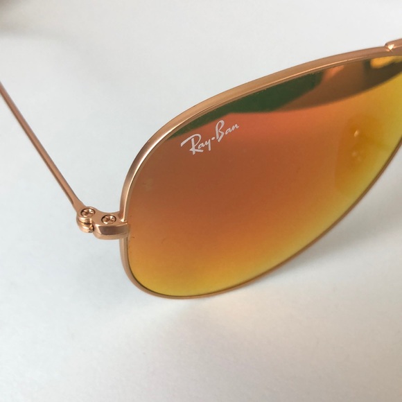 [Sold] Mirrored Ray Ban Aviator Sunglasses - Picture 4 of 6